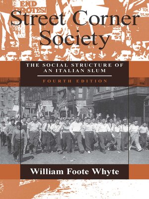 cover image of Street Corner Society